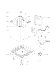 Part Location Diagram of MEC62464901 LG HANGER,PIVOT
