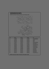Refrigerator Parts Diagram and Parts List for GR-J318LSTM ASTCSE1 LG Refrigerator