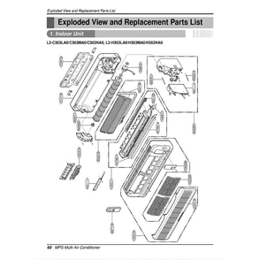 Section 1 Diagram and Parts List for LM360CE AMBAEUS LG Air Conditioner