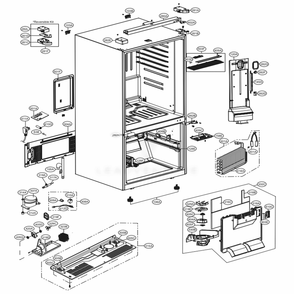 Part Location Diagram of EBR76671401 LG PCB ASSEMBLY, MAIN