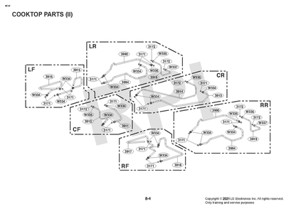 Diagram 4 Diagram and Parts List for SKSRT360S  LG Range