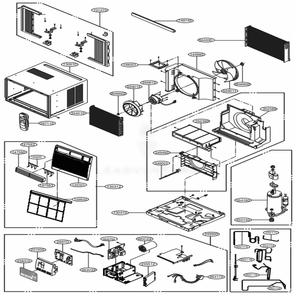 Part Location Diagram of MDX63032501 LG GRILLE,FRONT
