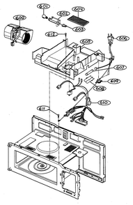 Part Location Diagram of 6411W1A010S LG POWER CORD ASSEMBLY