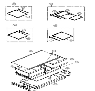 Refrigerator Diagram and Parts List for LFXS28566S ASTCNA2 LG Refrigerator