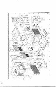 Room Air Conditioner Diagram and Parts List for GA-1834FC  LG Air Conditioner