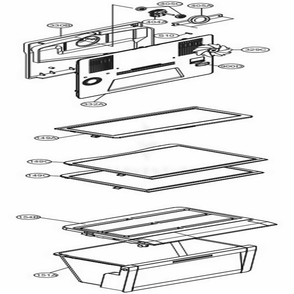 Refrigerator And Freezer Parts Diagram and Parts List for LTNS16121V APZCNA1 LG Refrigerator