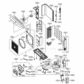 Part Location Diagram of EBR74138312 LG PCB ASSEMBLY