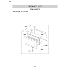 Section 4 Diagram and Parts List for LMV-1975ST ASTELGA LG Microwave Oven Combo