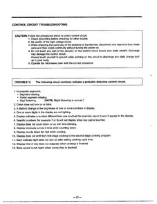 Troubleshooting Guide Page 2 Diagram and Parts List for MA-880MW  LG Microwave