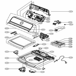 Part Location Diagram of MAY65797106 LG BOX,DETERGENT