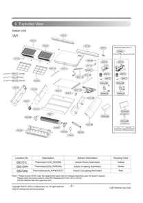 Diagram 1 Diagram and Parts List for ARNU183V1A4 ANWALUS LG Air Conditioner