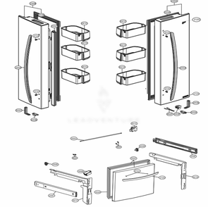 Part Location Diagram of MAN64628601 LG BASKET,DOOR