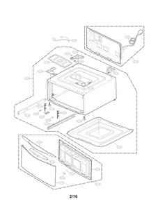 Part Location Diagram of MEB63454002 LG HANDLE