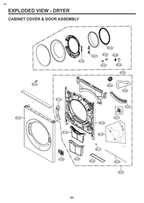 Diagram 2 Diagram and Parts List for W4W8LVKKWHM ABWEEUS LG Washer