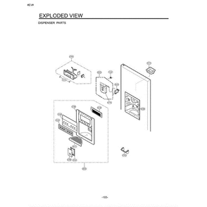 Section 4 Diagram and Parts List for LSC26905SB AWBCLGA LG Refrigerator