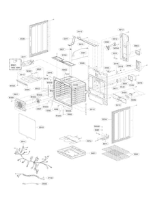 Part Location Diagram of MGC62644008 LG PANEL