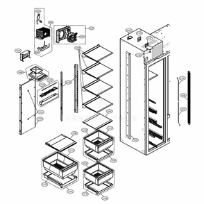 Part Location Diagram of MBF62744001 LG BUSH