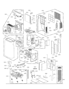 Part Location Diagram of EBR85871801 LG PCB ASSEMBLY,RF