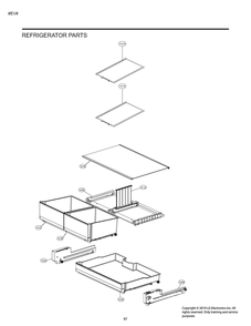 Refrigerator Parts Diagram and Parts List for GM-B258NKNM ASBCNA0 LG Refrigerator