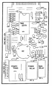 Power And Control Circuit Board (part No. 2q10236b) Diagram and Parts List for 7218911580  Kenmore Microwave