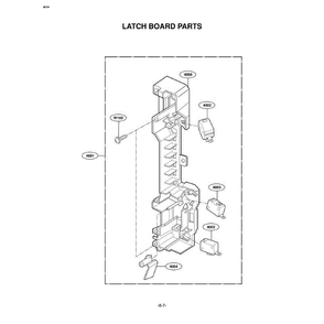 Section 4 Diagram and Parts List for LMV1630ST CSBELGA LG Microwave Oven Combo