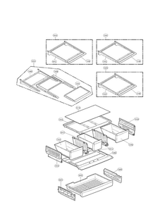 Refrigerator Parts Diagram and Parts List for LFX28977SW 03 LG Refrigerator