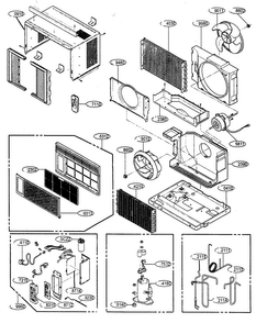 Part Location Diagram of 4681A10002H LG MOTOR ASSEMBLY,AC,SINGLE