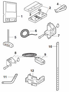 Installation_Parts Diagram and Parts List for 3265M  LiftMaster Garage Door Opener