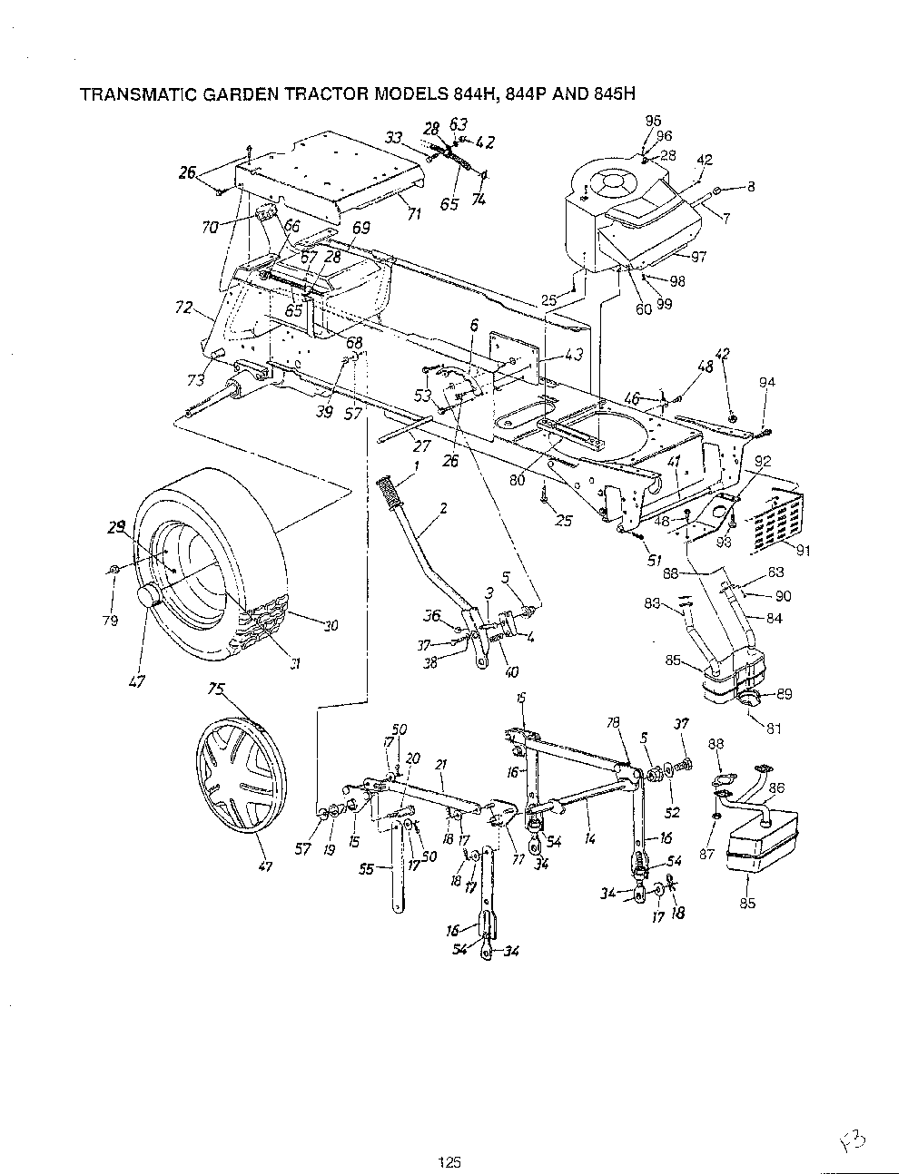 Lawn tractor/wiring page 14 Diagram and Parts List for SKU3304602  MTD Lawn Tractor