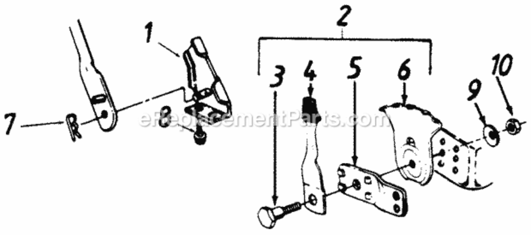Page C Diagram and Parts List for 070-059  MTD Lawn Mower