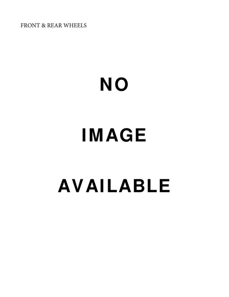 Front And Rear Wheels Diagram and Parts List for 13AC77XY093 2021 MTD Lawn Tractor