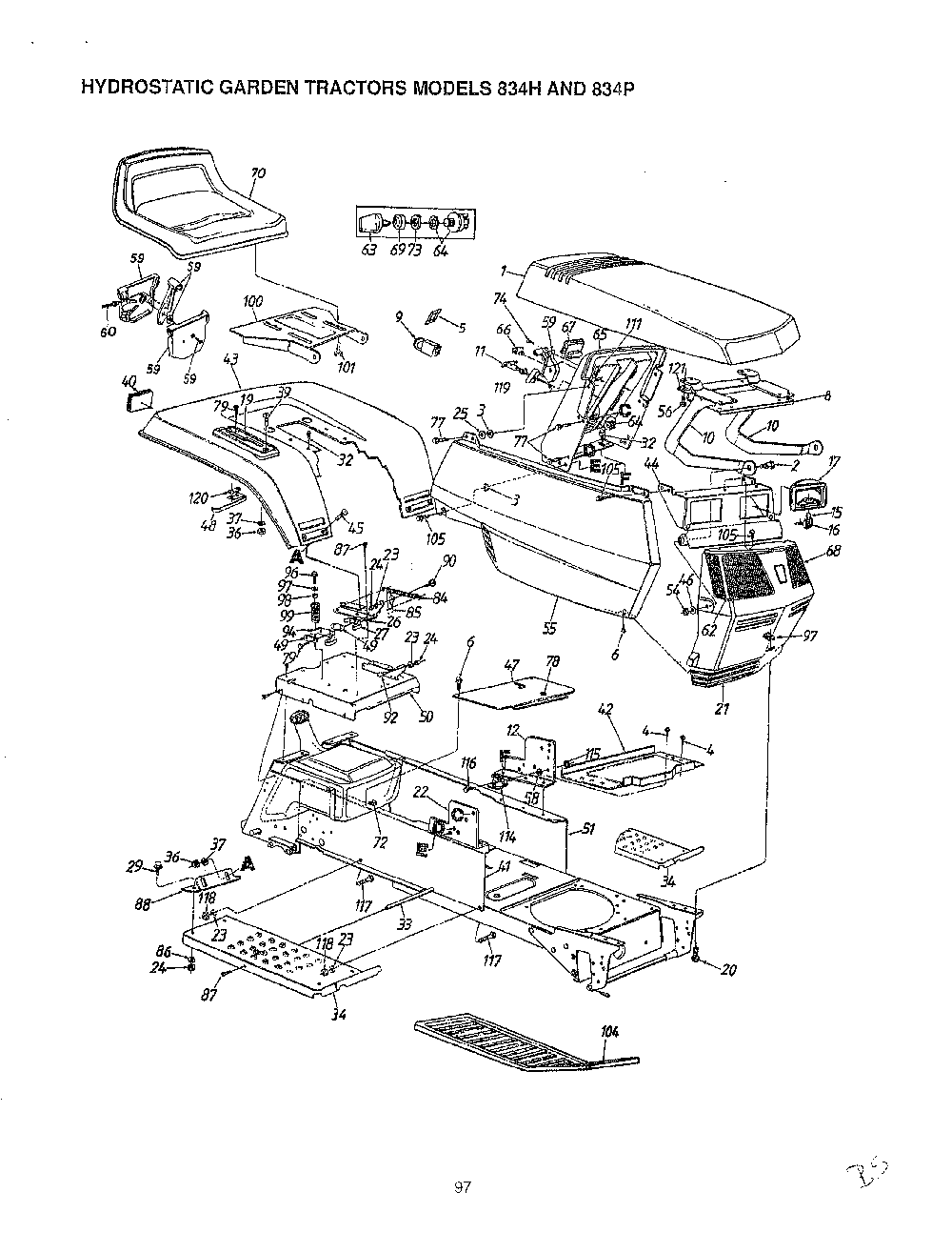 Deck p page 2 Diagram and Parts List for SKU3401606  MTD Lawn Tractor