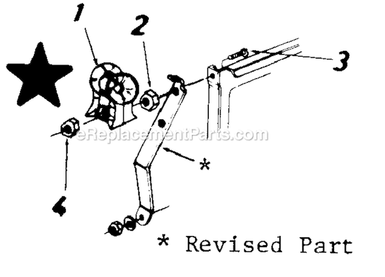 Page B Diagram and Parts List for 115-102-000 1985 MTD Lawn Mower