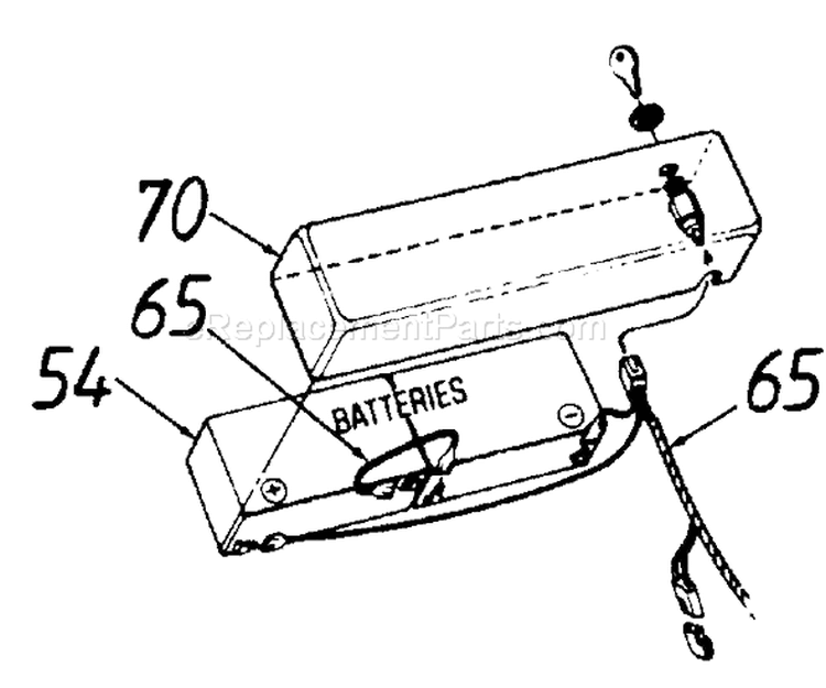 Page B Diagram and Parts List for 117-076-000 1987 MTD Lawn Mower