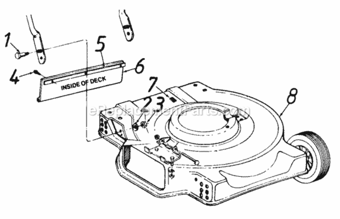Parts Diagram and Parts List for 118-052C000 1988 MTD Lawn Mower