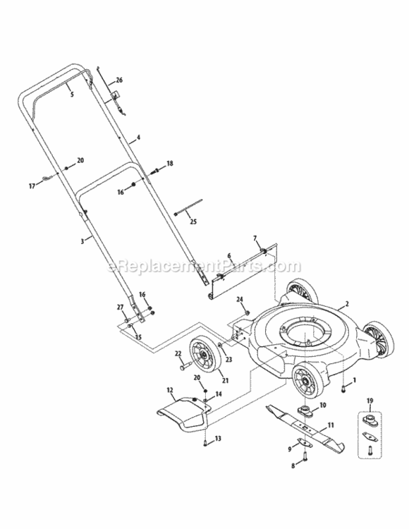 General_Assembly Diagram and Parts List for 11A-02SB706  MTD Edger