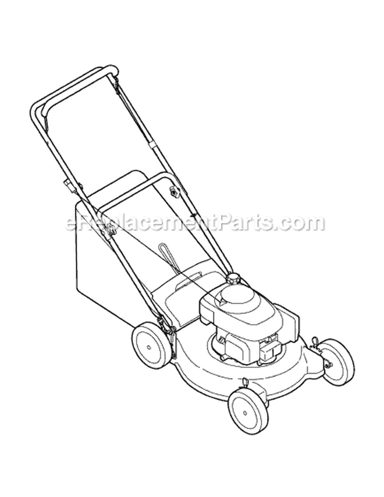 Page B Diagram and Parts List for 11A-422Q029 2007 MTD Lawn Mower