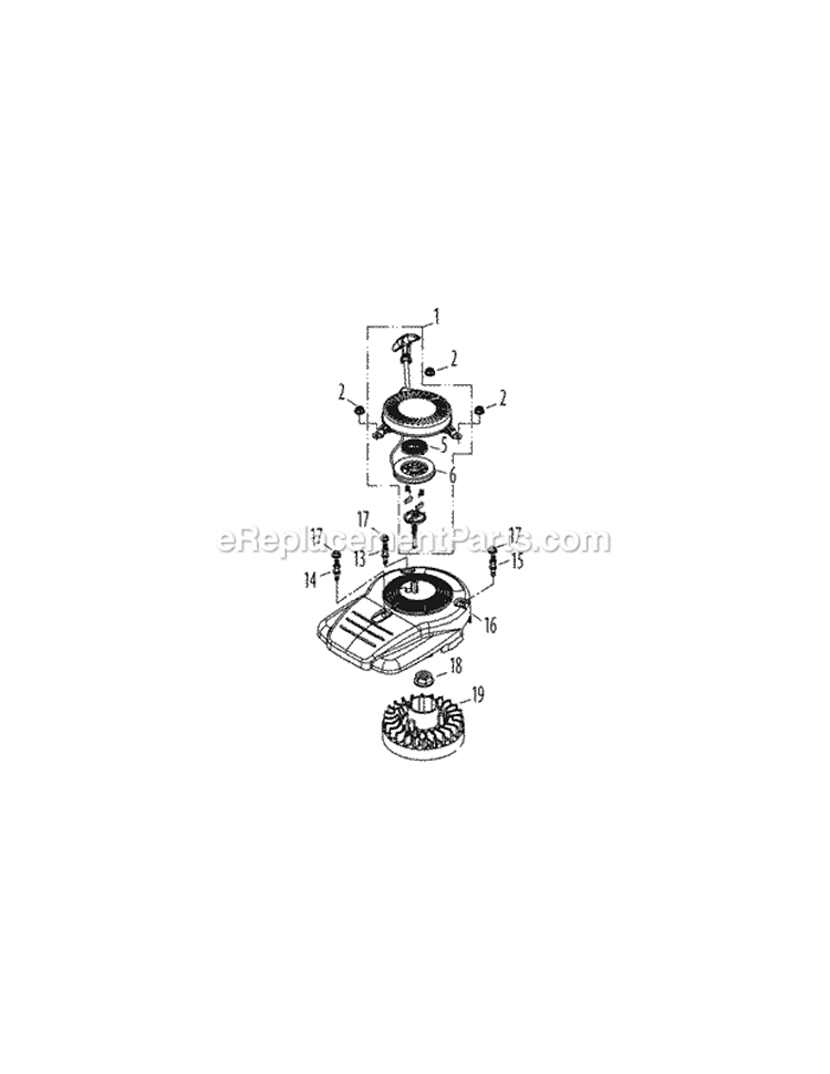 Page F Diagram and Parts List for 11A-A0JC027 2011 MTD Lawn Mower
