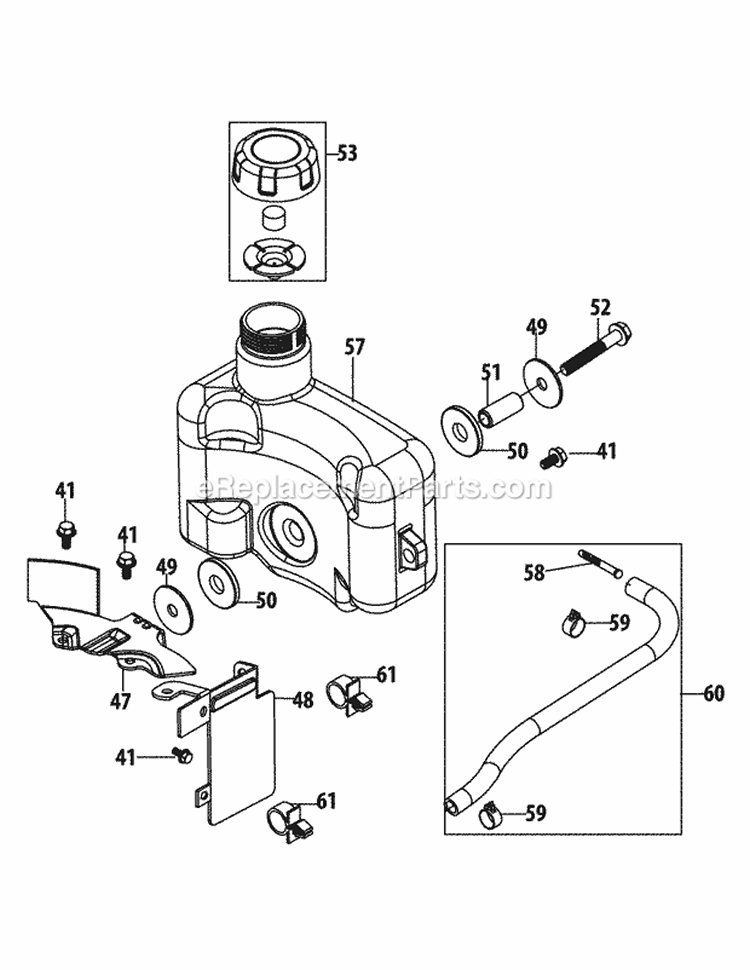 Page N Diagram and Parts List for 11A-A1JC027 2012 MTD Lawn Mower