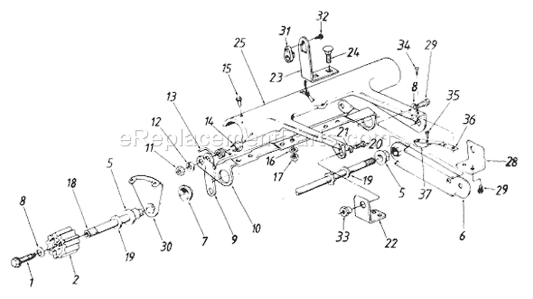 Page A Diagram and Parts List for 122-280R033 71342 -1992 MTD Lawn Mower