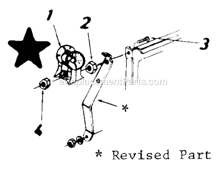 Page B Diagram and Parts List for 125-212-000 1985 MTD Lawn Mower