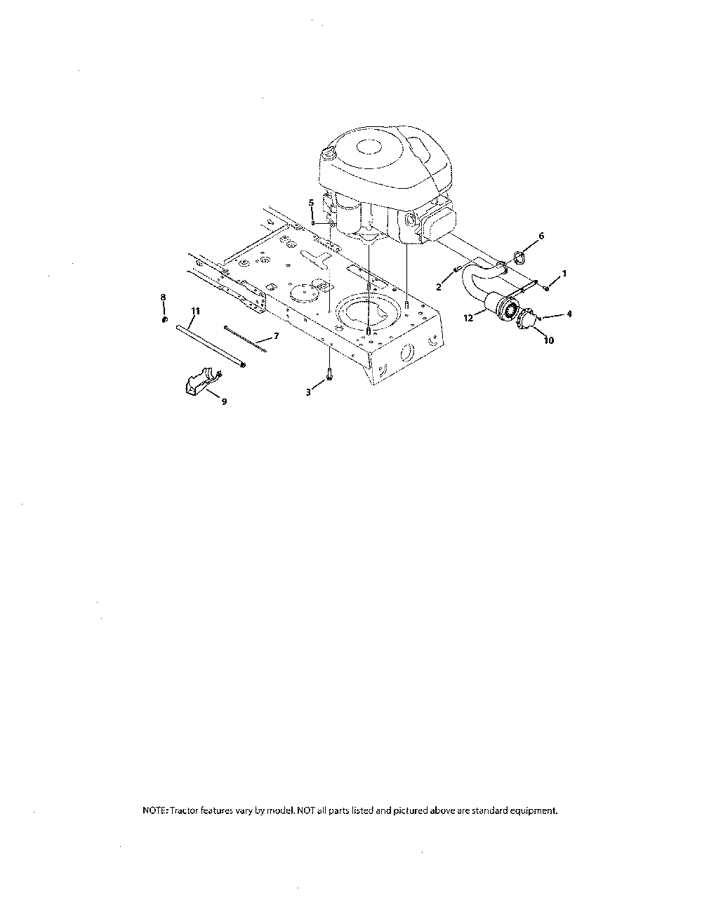 B&s model 21 Diagram and Parts List for 769-05404  MTD Lawn Tractor
