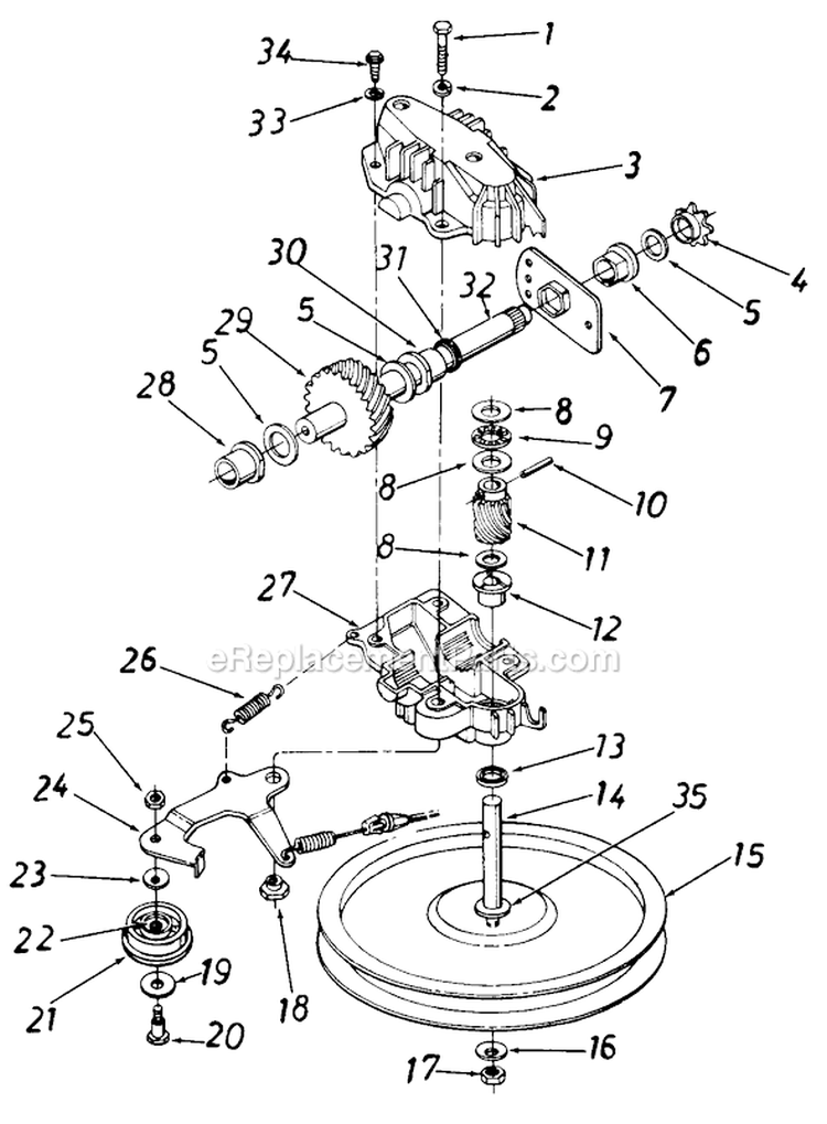 Page D Diagram and Parts List for 128-560B192  MTD Lawn Mower