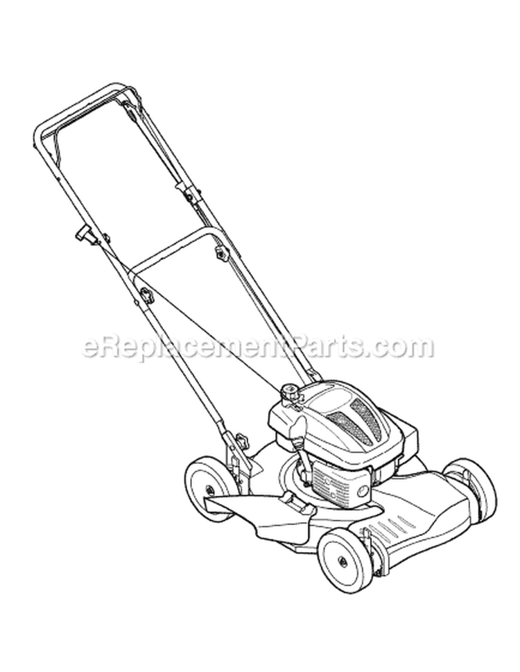 Page C Diagram and Parts List for 12A-26MY002 2007 MTD Lawn Mower