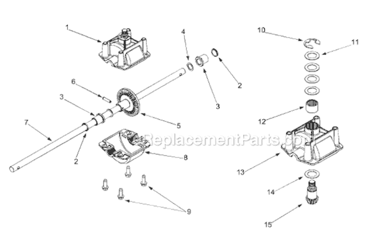 Page B Diagram and Parts List for 12A-288A300 2003 MTD Lawn Mower