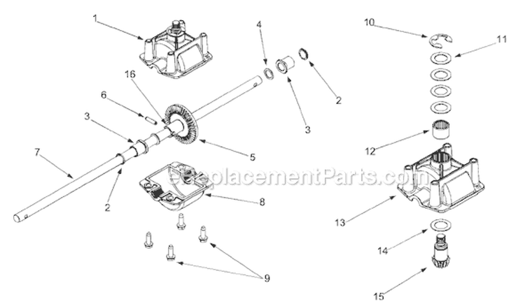 Page B Diagram and Parts List for 12A-289W054 2004 MTD Lawn Mower