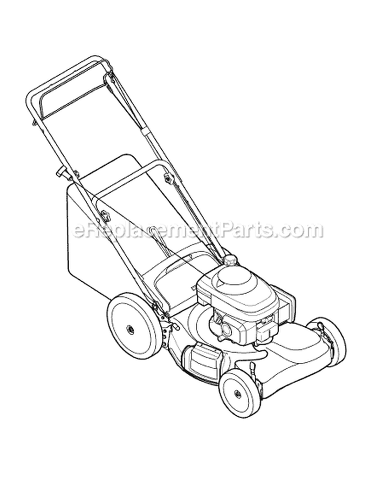 Page B Diagram and Parts List for 12A-569Q026 2007 MTD Lawn Mower