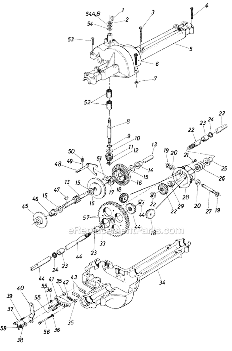 Page C Diagram and Parts List for 130-311D151 1990 MTD Lawn Tractor