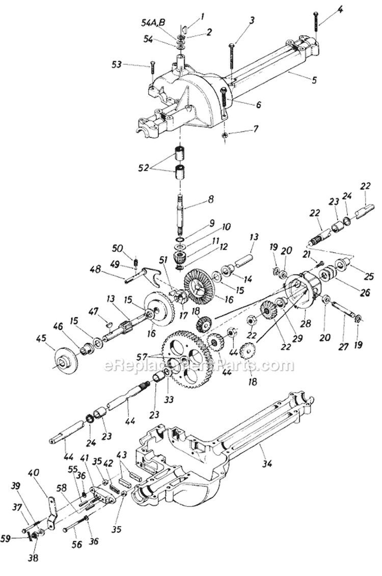 Page C Diagram and Parts List for 130-314D000 1990 MTD Lawn Tractor