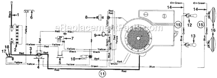 Page A Diagram and Parts List for 130-316D118 1990 MTD Lawn Tractor